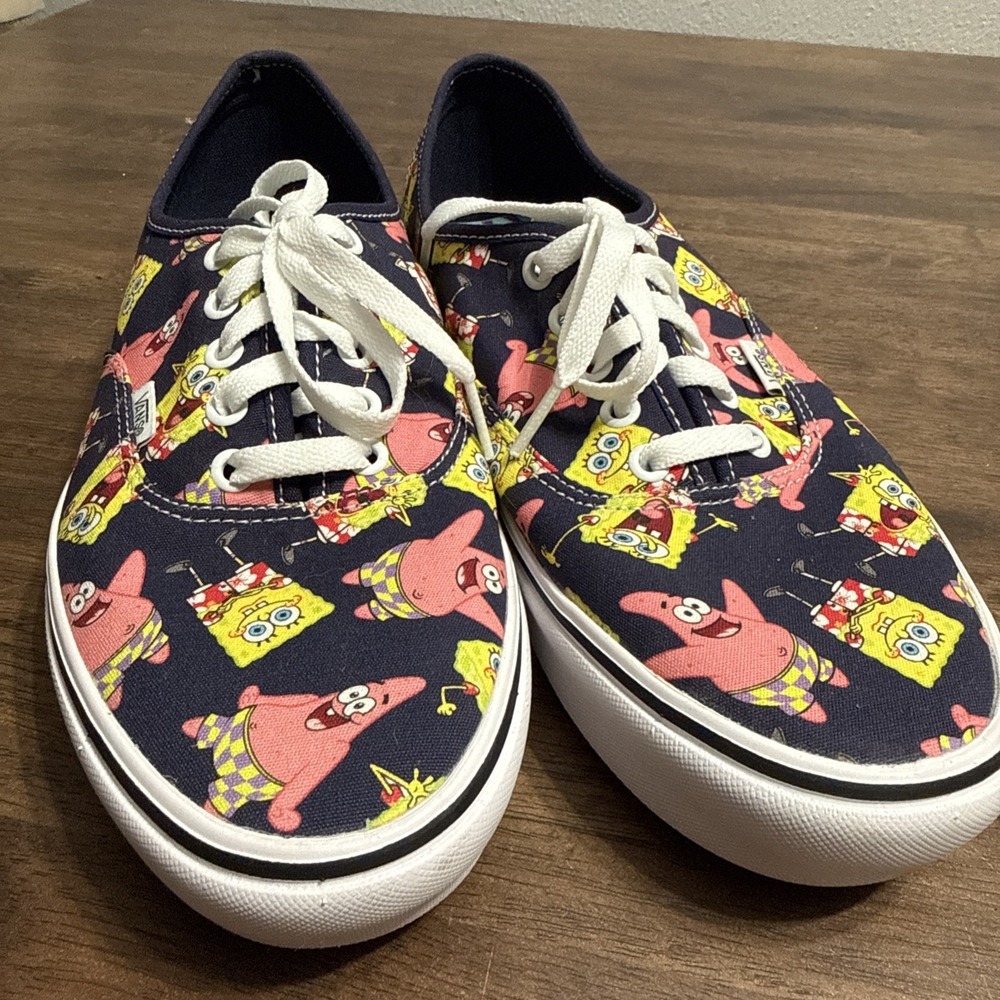 Vans Spongebob SquarePants Collab Comfycush Mens Size 10.5 Limited Edition Shoes
